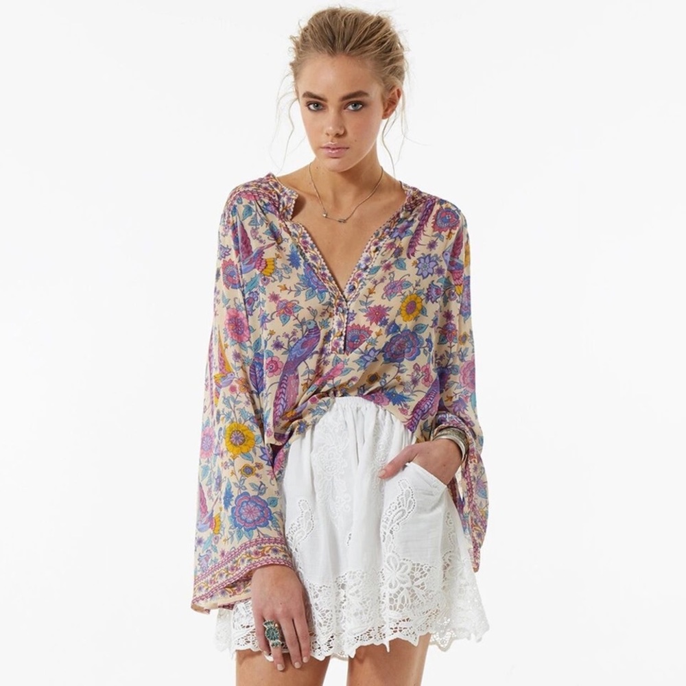 Gorgeous Bohemian Floral Top/Tunic